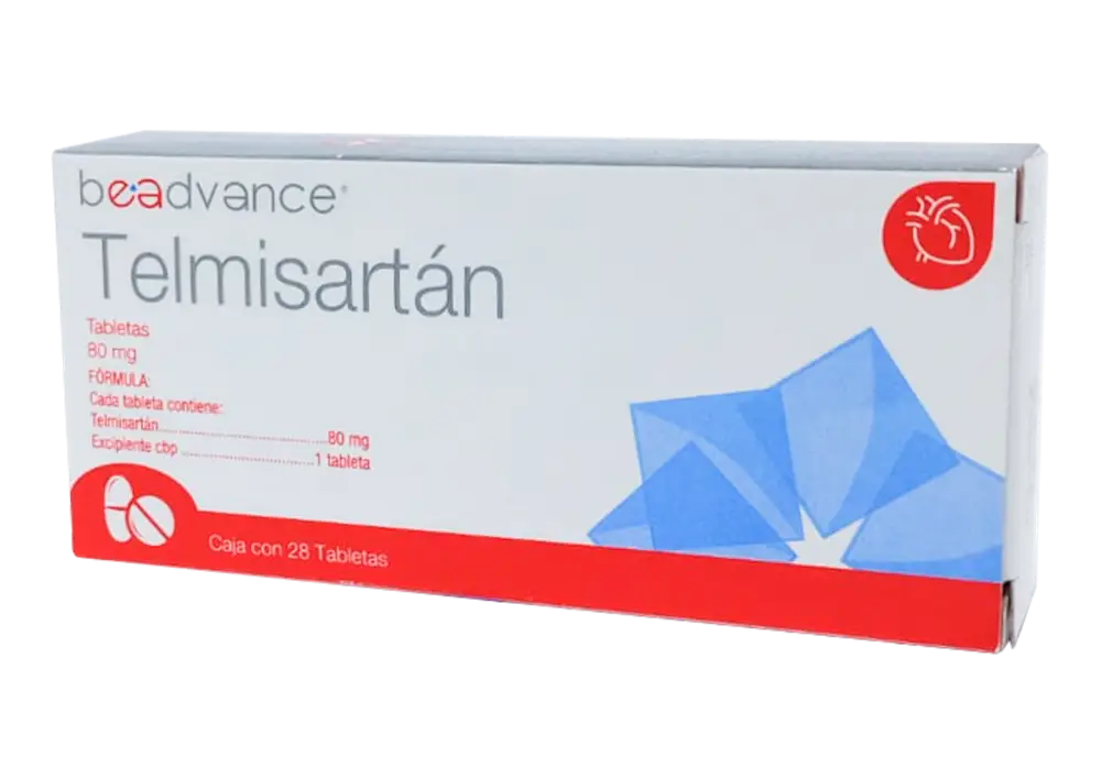 TELMISARTAN BEADVANCE 80MG TABLETAS C/28 (GI)