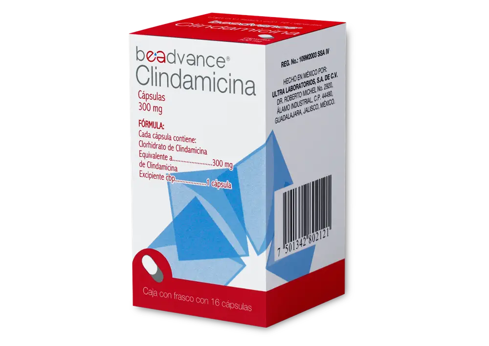 CLINDAMICINA BEADVANCE 300MG CAPSULAS C/16 (GI)