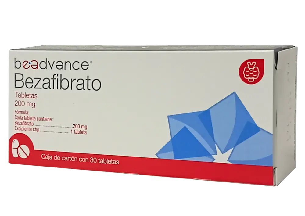 BEZAFIBRATO BEADVANCE 200MG TABLETAS C/30 (GI)