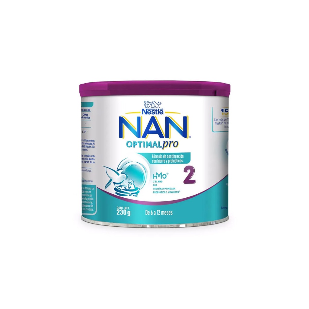 LECHE NAN 2 OPTIMALPRO 6-12M 760G