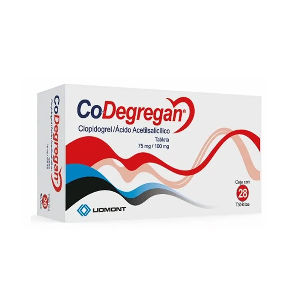 CO-DEGREGAN 75/100MG TABLETAS C/28