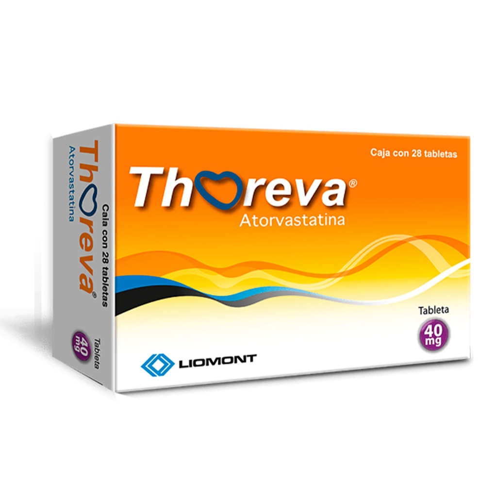 THOREVA 40MG TABLETAS C/28
