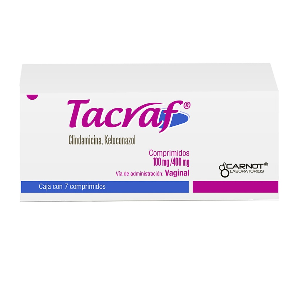 TACRAF 100/400MG COMPRIMIDOS C/7