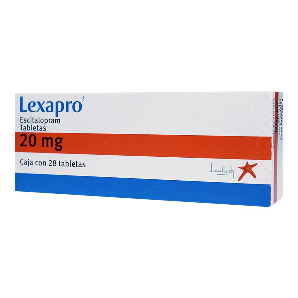LEXAPRO 20MG TABLETAS C/28