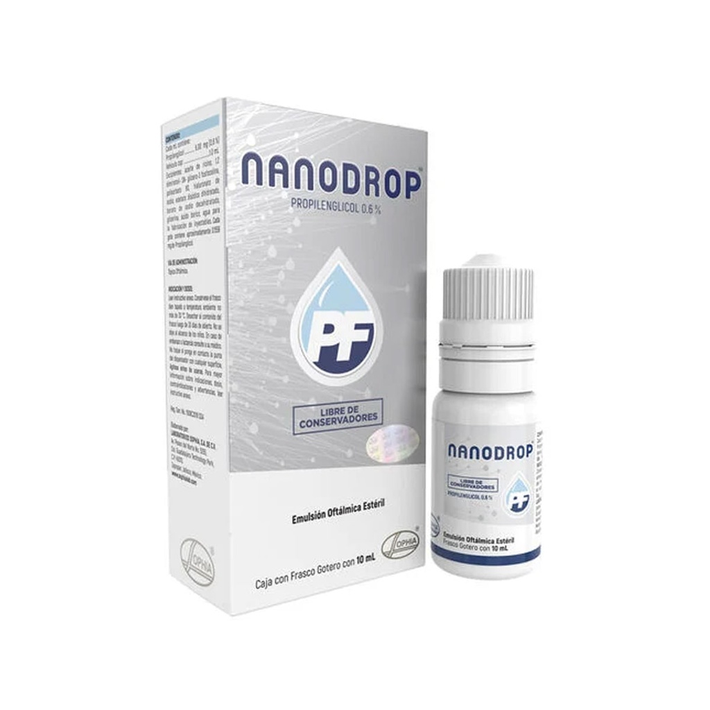 NANODROP PF 6MG/ML GOTAS 10ML