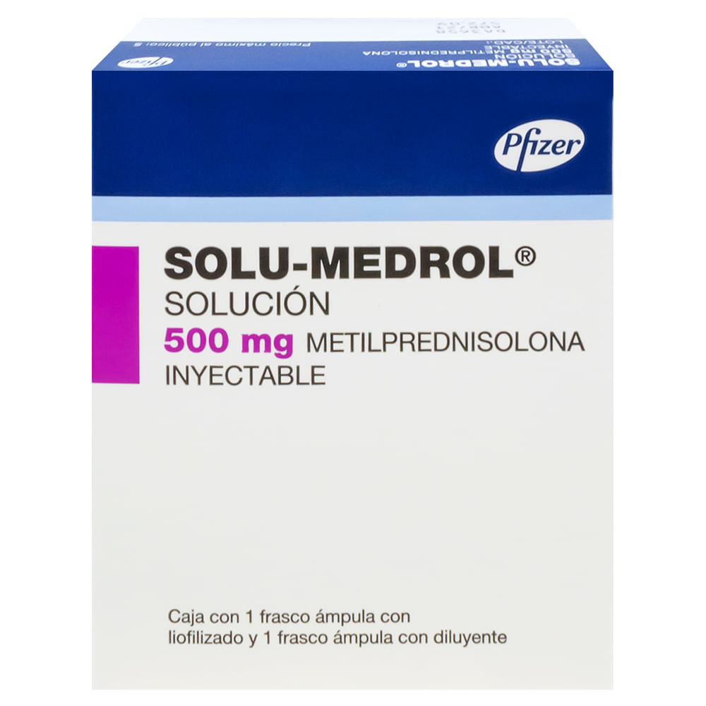SOLU-MEDROL 500MG 8ML INYECTABLE C/1