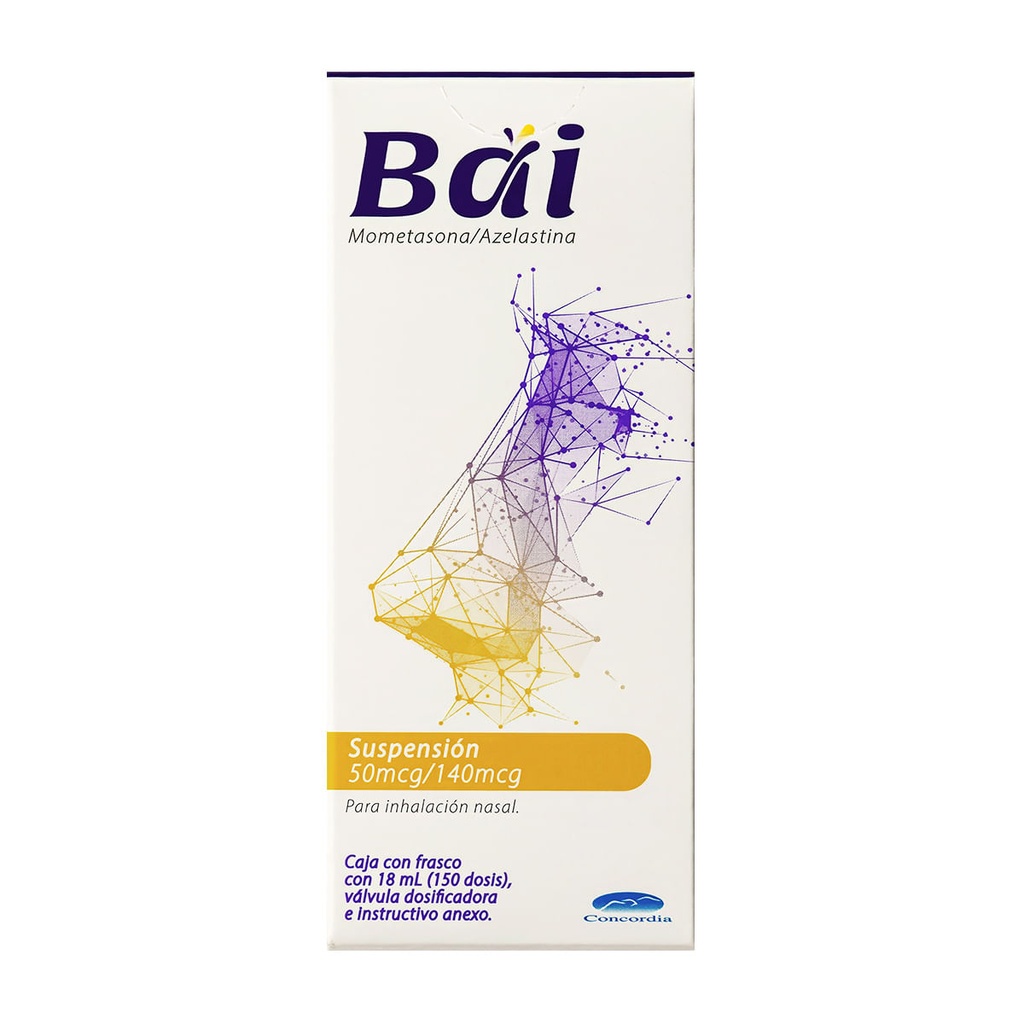 BAI 50/140MCG SUSPENSION NASAL 18ML C/150 DOSIS
