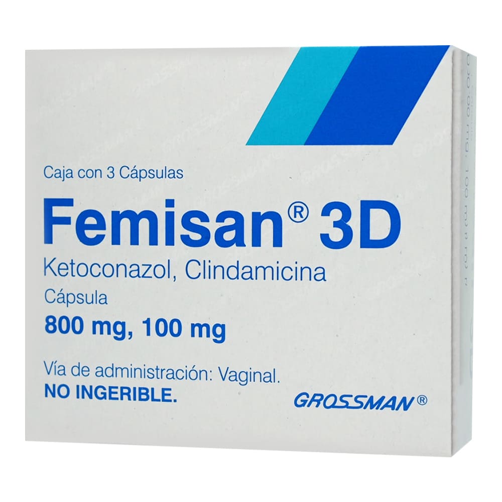 FEMISAN 3D 800/100MG CAPSULAS VAGINAL C/3