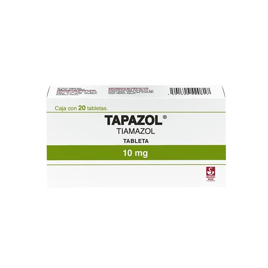 TAPAZOL 10MG TABLETAS C/20