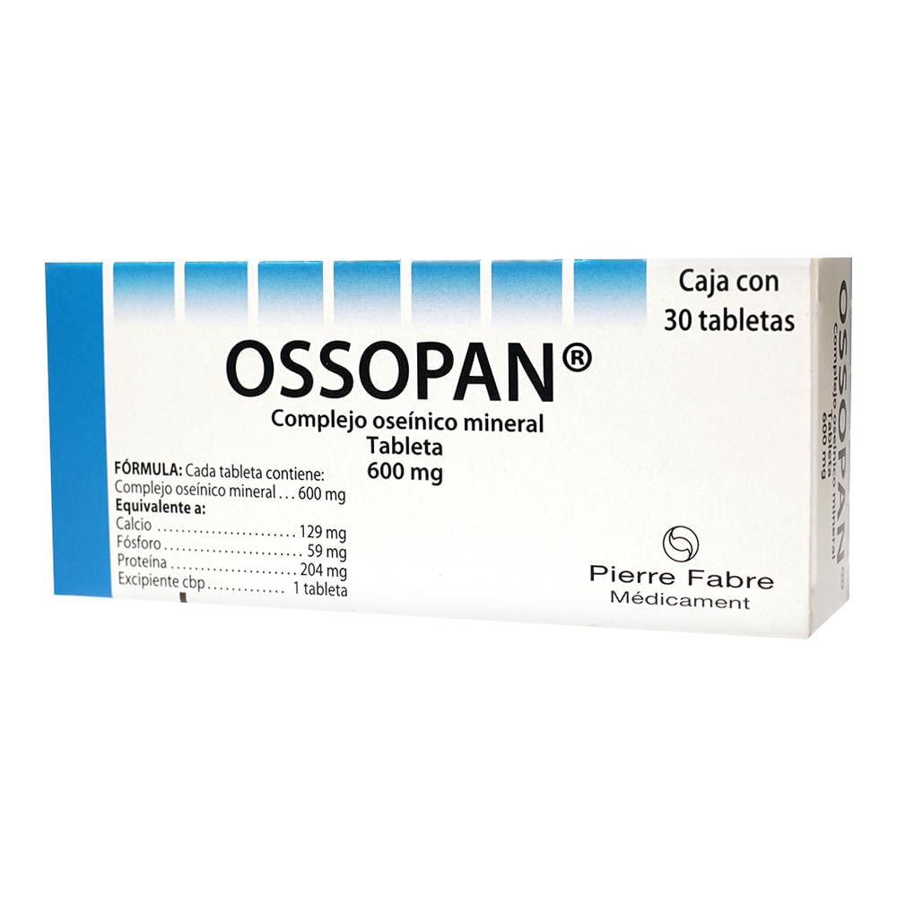 OSSOPAN 600MG TABLETAS C/30