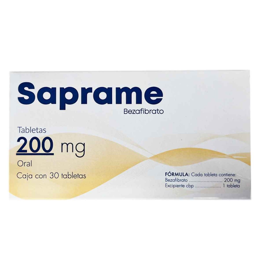 SAPRAME 200 MG TABLETAS C/30