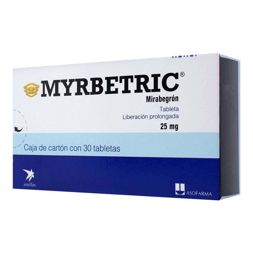 MYRBETRIC LP 25MG TABLETAS C/30