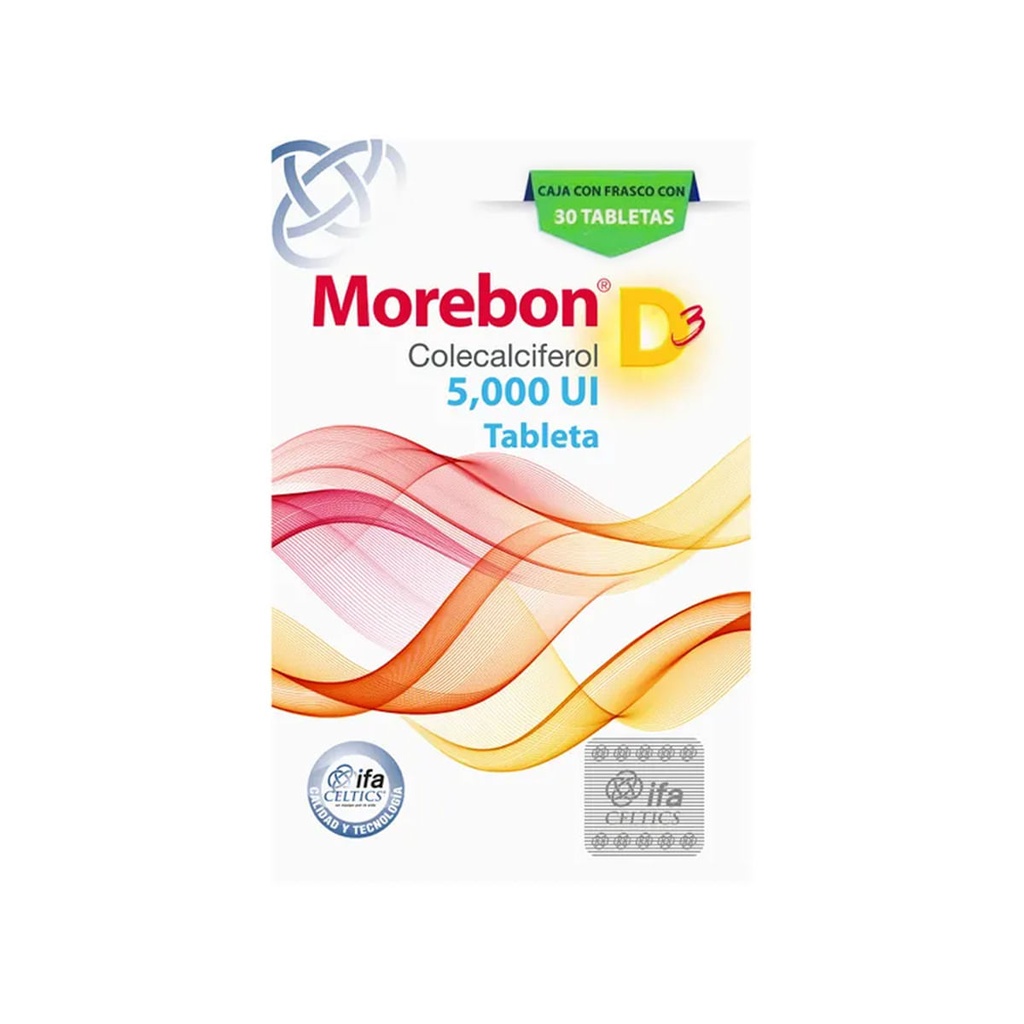 MOREBON D3 5000UI TABLETAS C/30