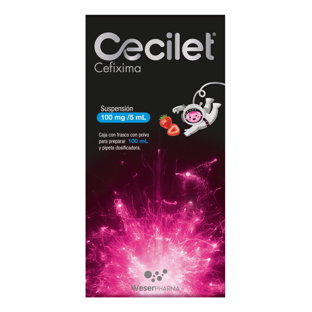 CECILET 100MG/5ML SUSP 100ML