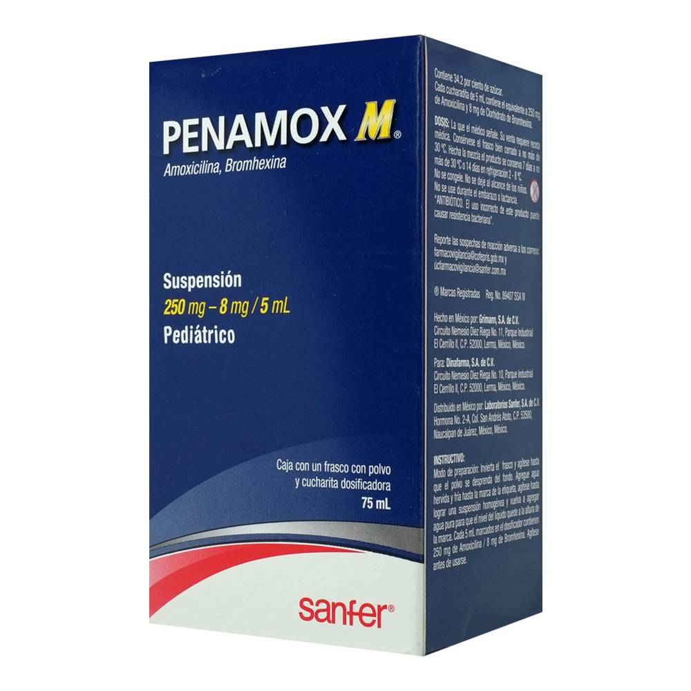 PENAMOX M 250MG SUSPENSION 75ML