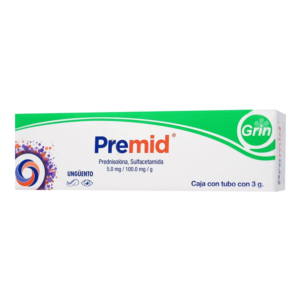 PREMID UNGUENTO OFTALMICAS 3G