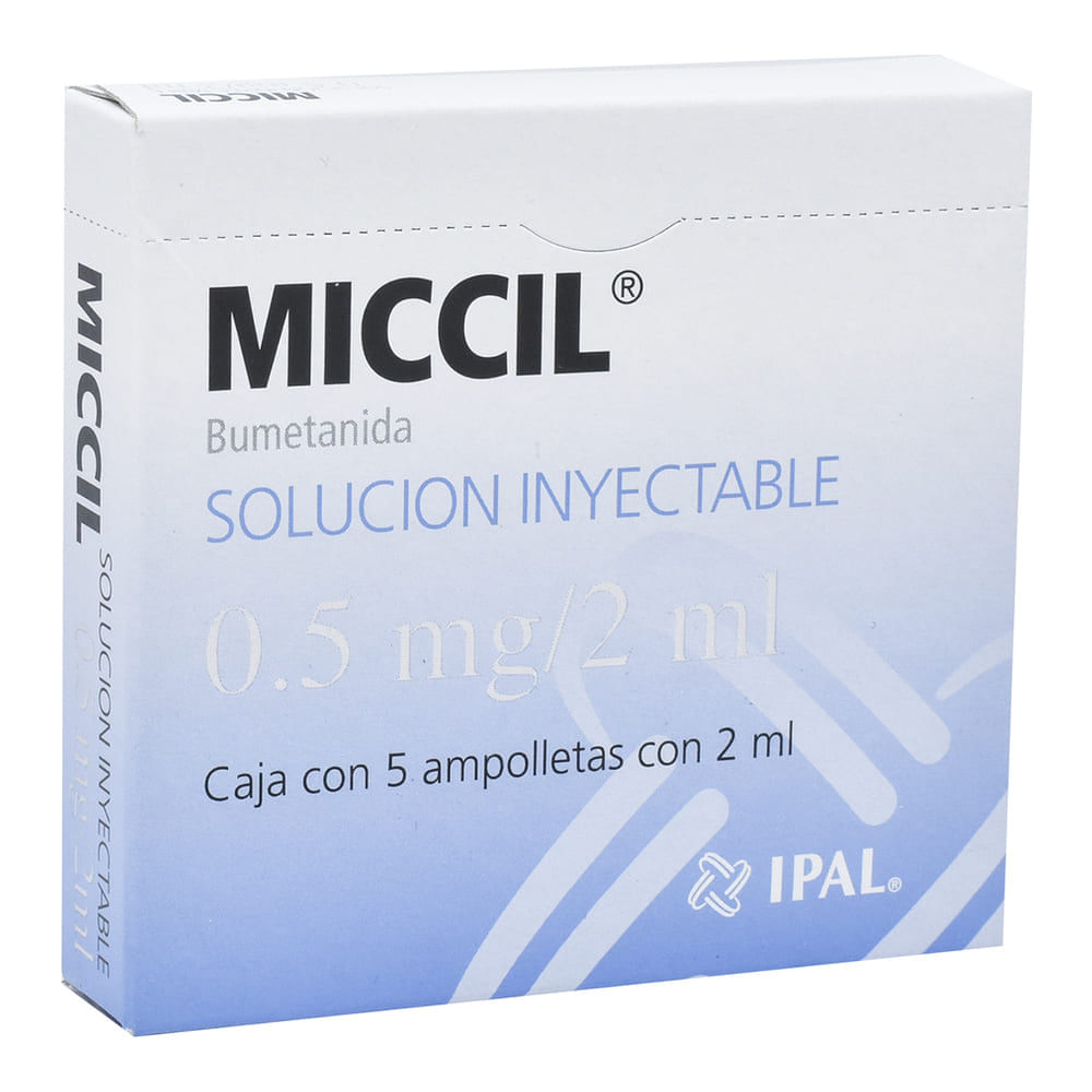 MICCIL 0.5MG/2ML AMPULA INYECTABLE C/5