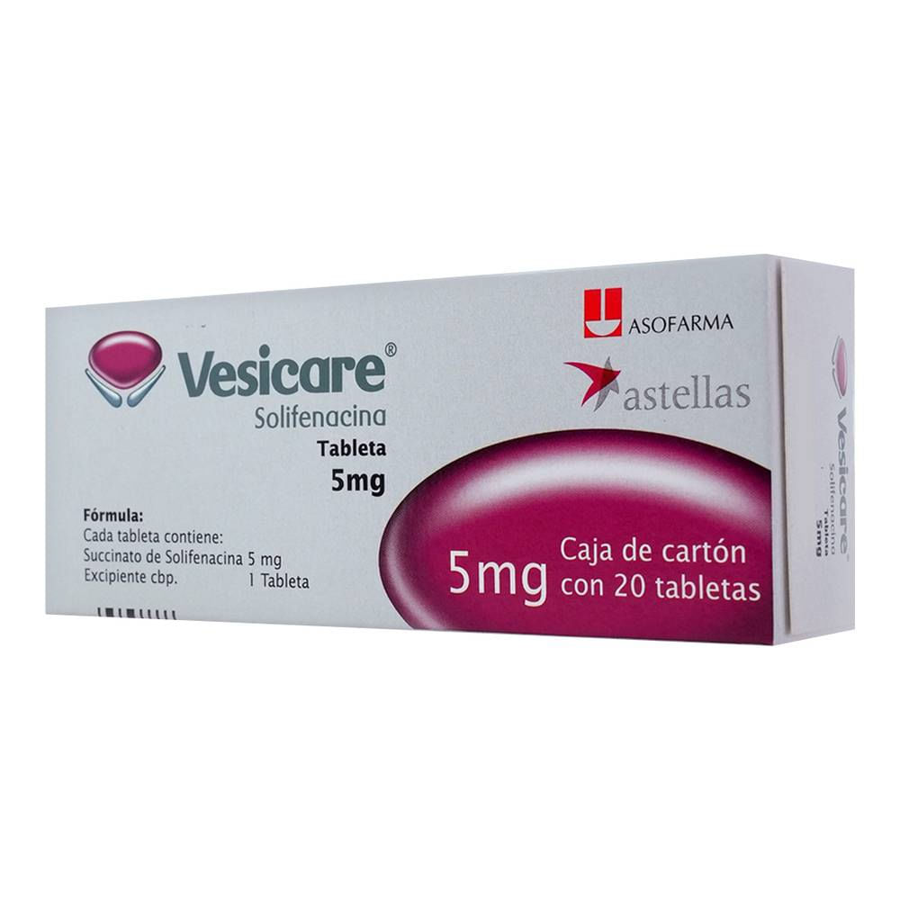 VESICARE 5MG TABLETAS REC C/20
