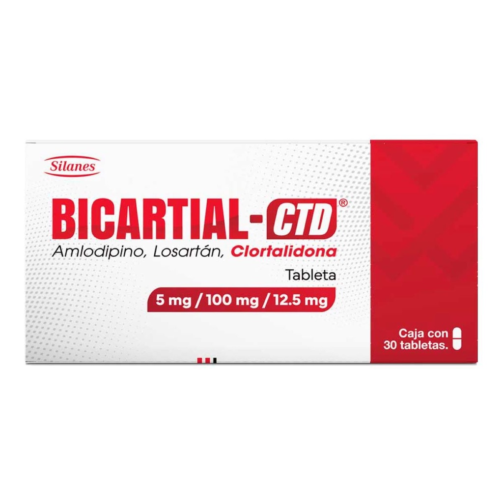 BICARTIAL-CTD 5/100/12.5MG TABLETAS C/30