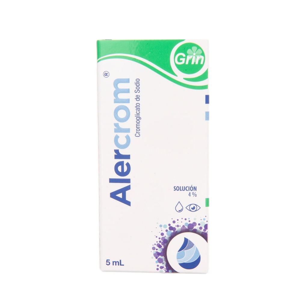 ALERCROM 4% SOLUCION OFTALMICAS 5ML