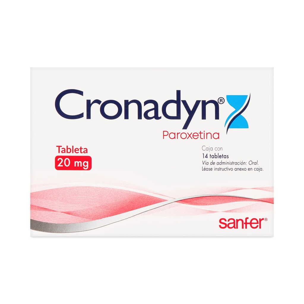 CRONADYN 20MG TABLETAS C/14