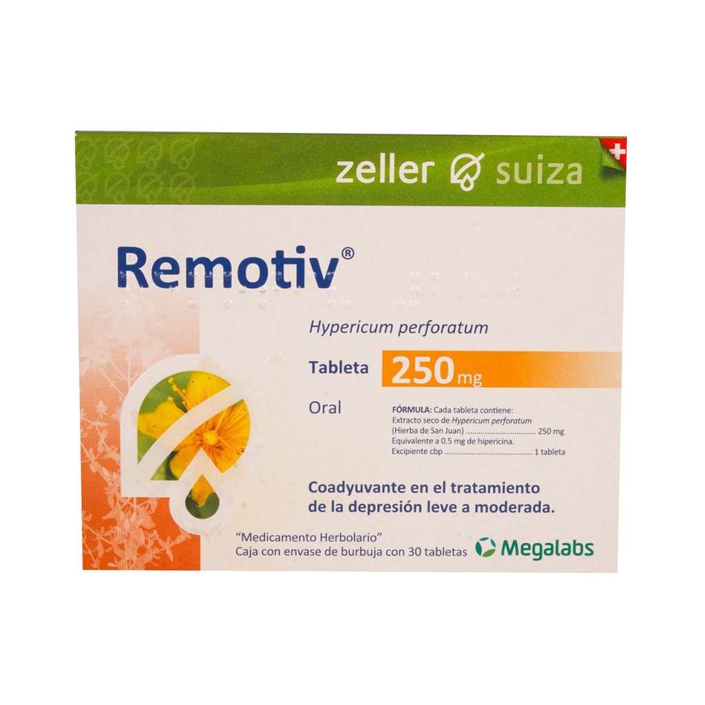 REMOTIV 250MG TABLETAS C/30