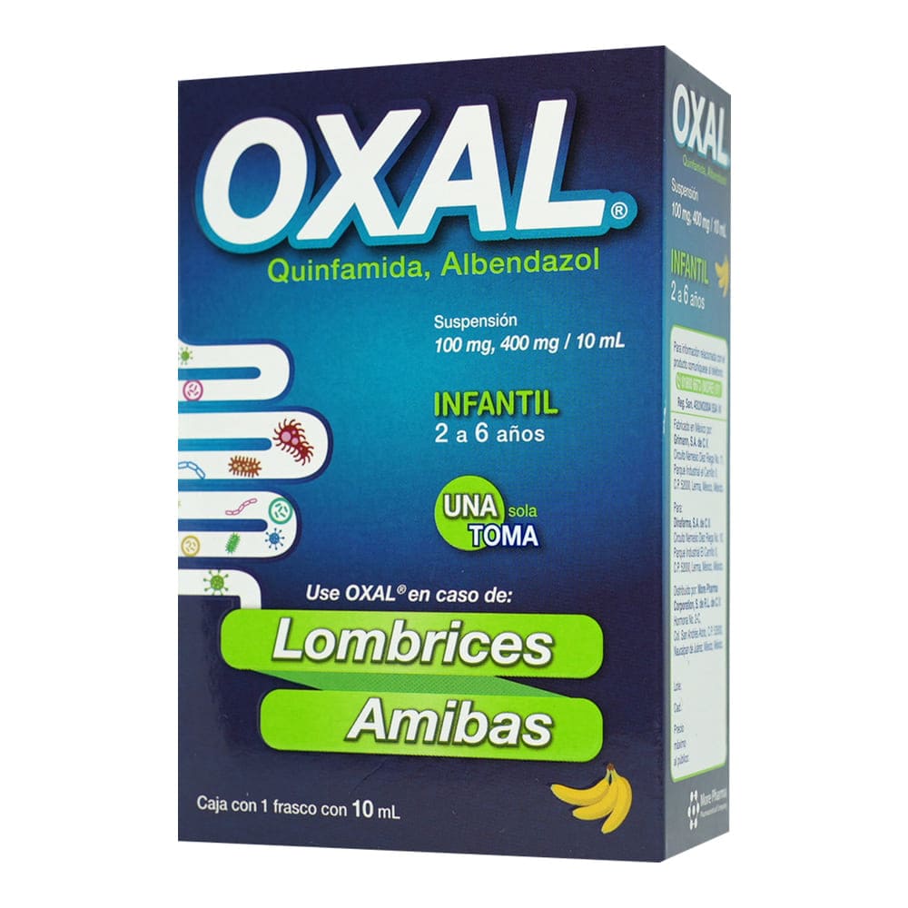 OXAL INFANTIL 100/400MG/10ML SUSPENSION 10ML