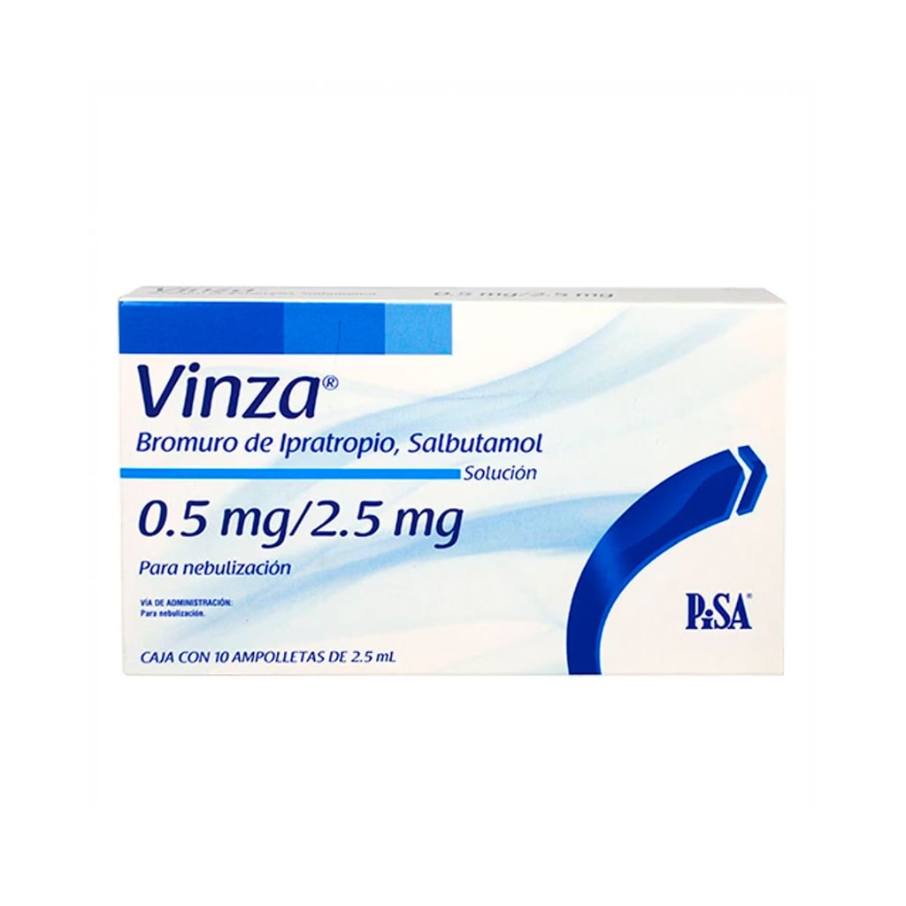VINZA 0.5/2.5MG AMPOLLETAS 2.5ML C/10