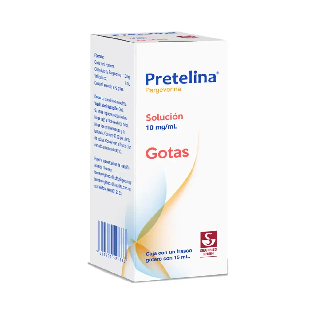 PRETELINA 10 MG - FRASCO CON GOTERO DE 15 ML (PARGEVERINA)