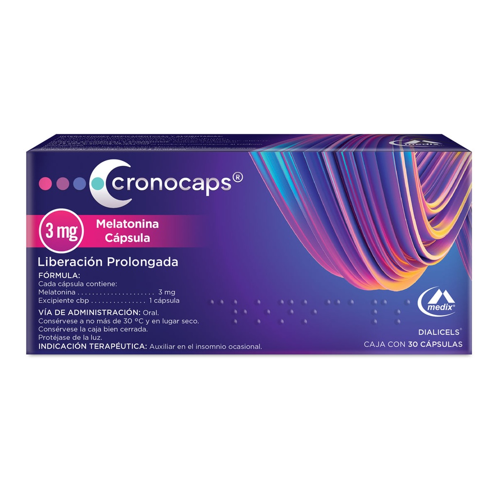 CRONOCAPS 3MG CAPSULAS LP C/30
