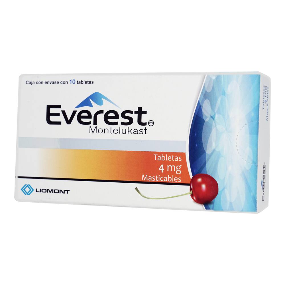 EVEREST 4MG TABLETAS MASTICABLES C/10