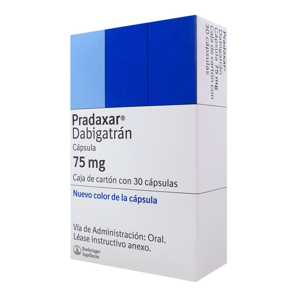 PRADAXAR 75MG CAPSULAS C/30