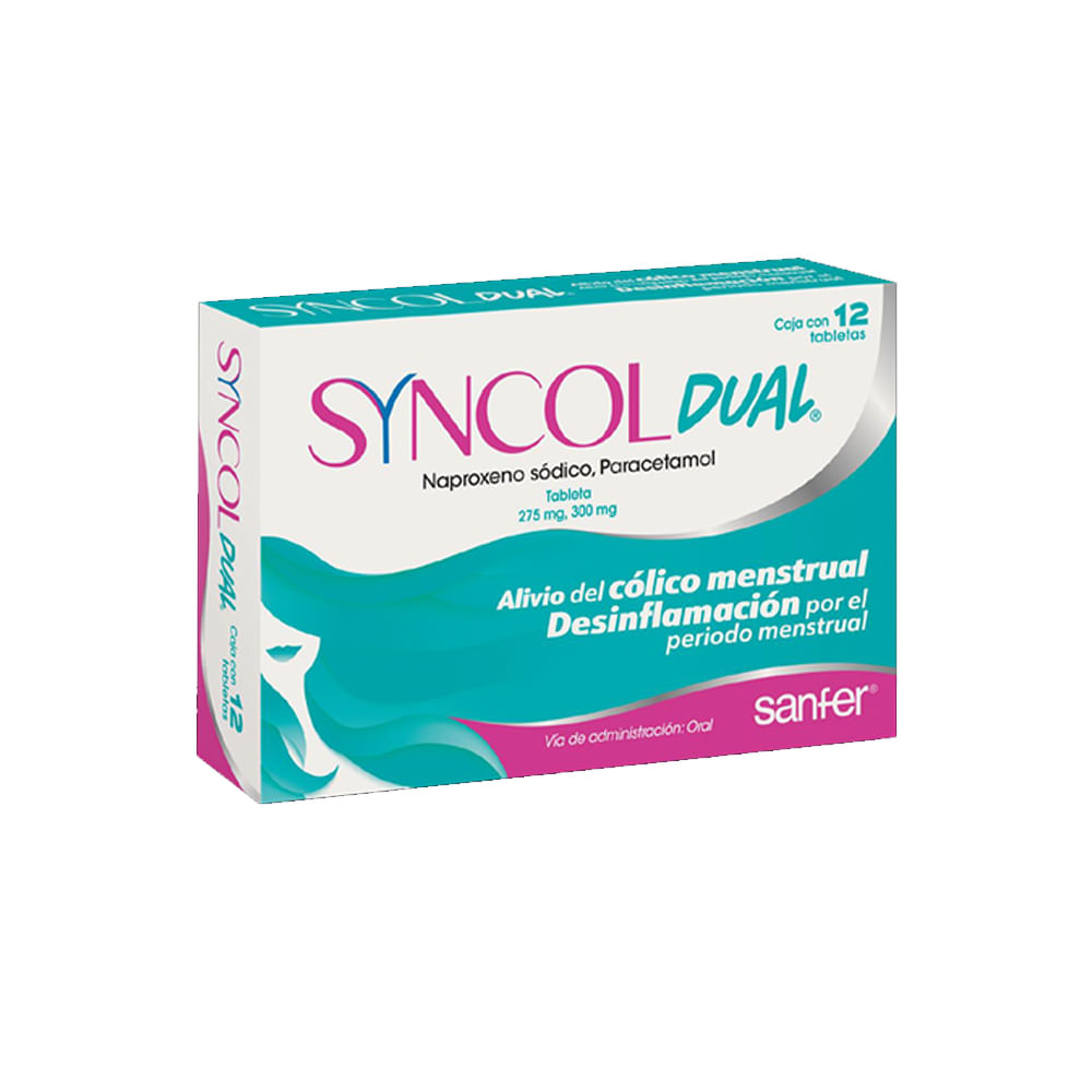 SYNCOL DUAL TABLETAS C/12