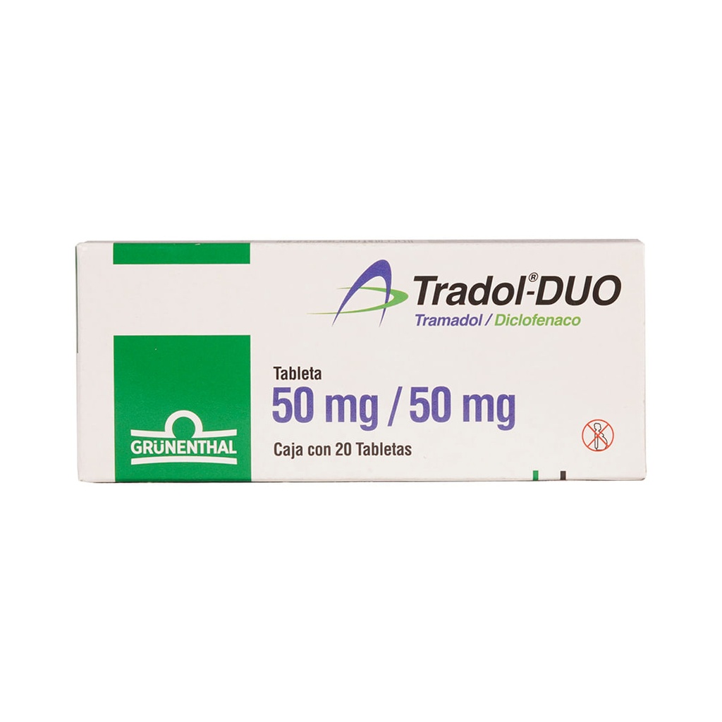 TRADOL-DUO 50/50MG TABLETAS C/20