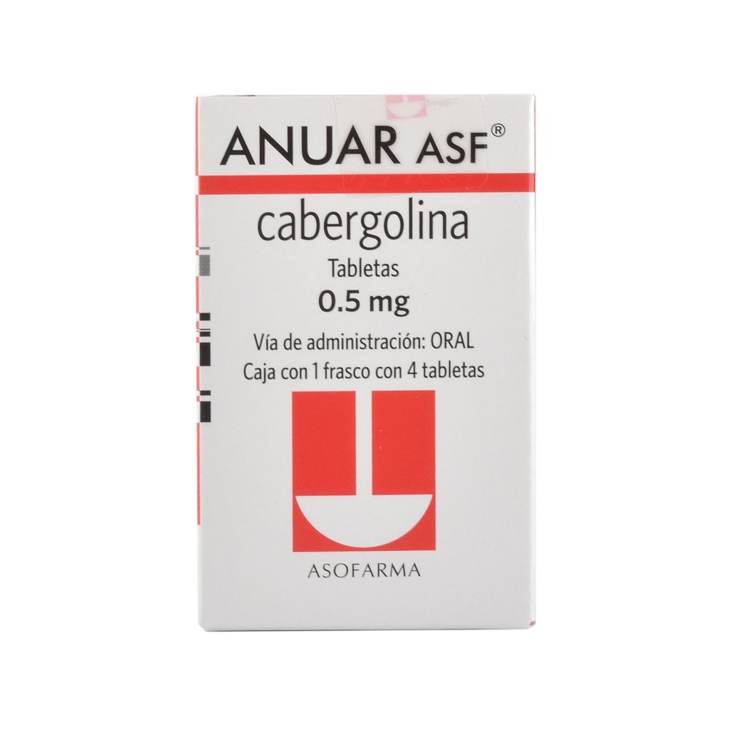 ANUAR ASF 0.5MG COMPRIMIDOS C/4