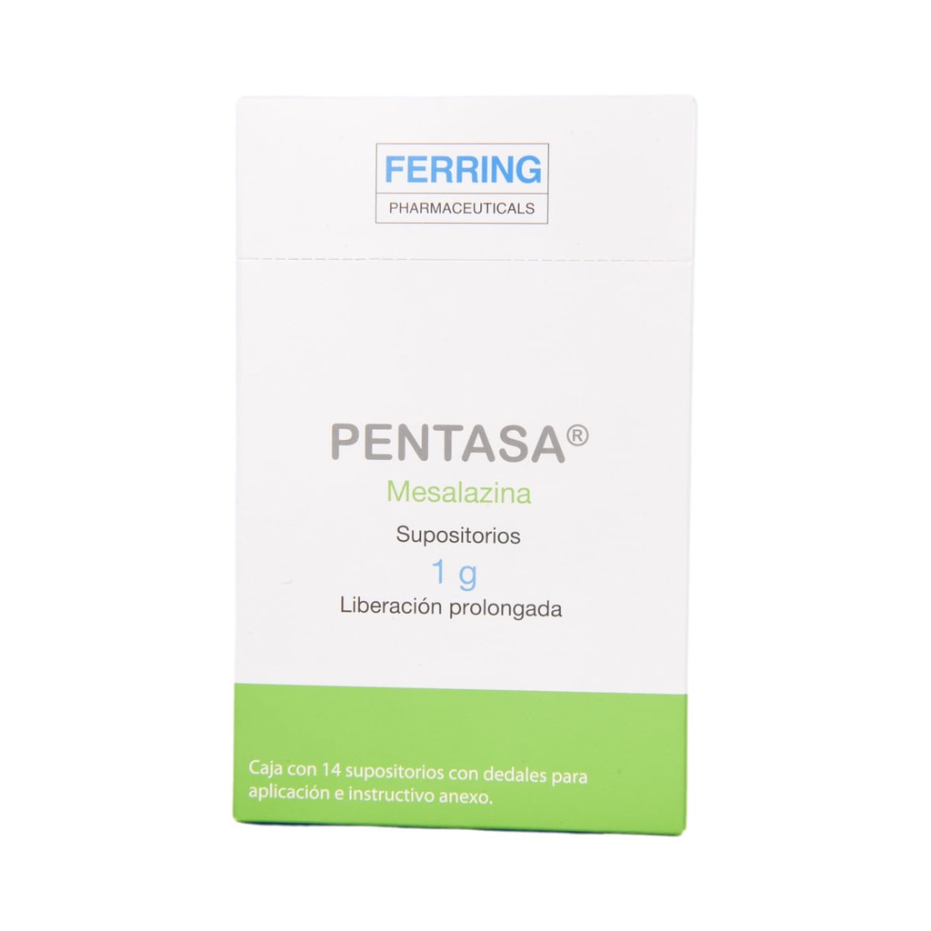 PENTASA 1G SUPOSITORIOS C/14