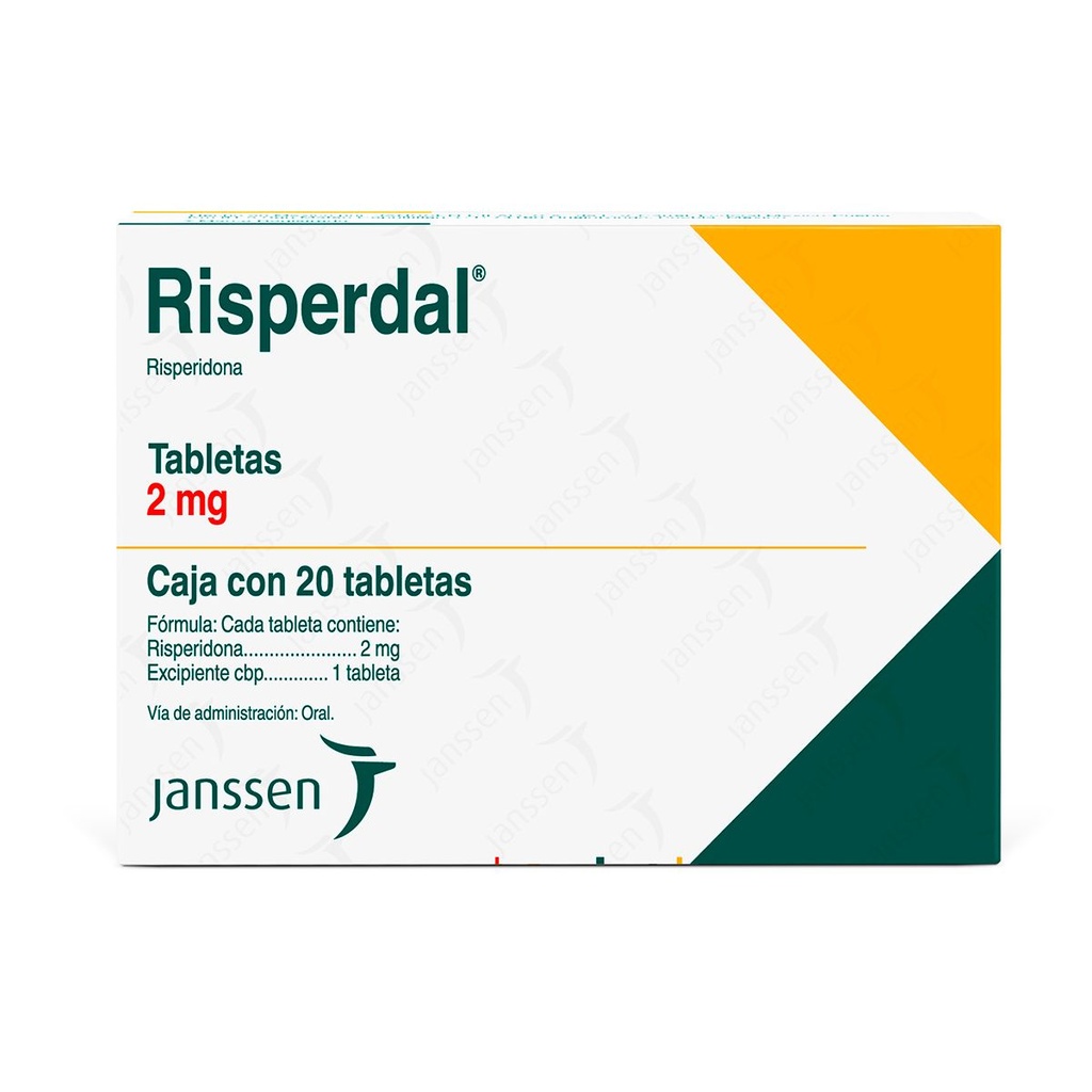 RISPERDAL 2MG TABLETAS C/20
