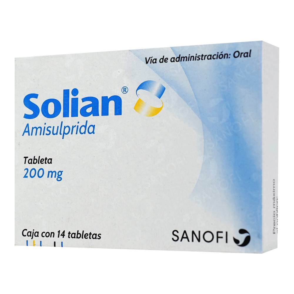 SOLIAN 200MG TABLETAS C/14
