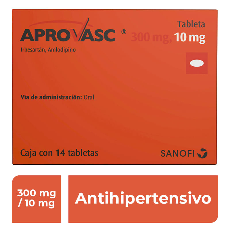 APROVASC 300/10MG TABLETAS C/14