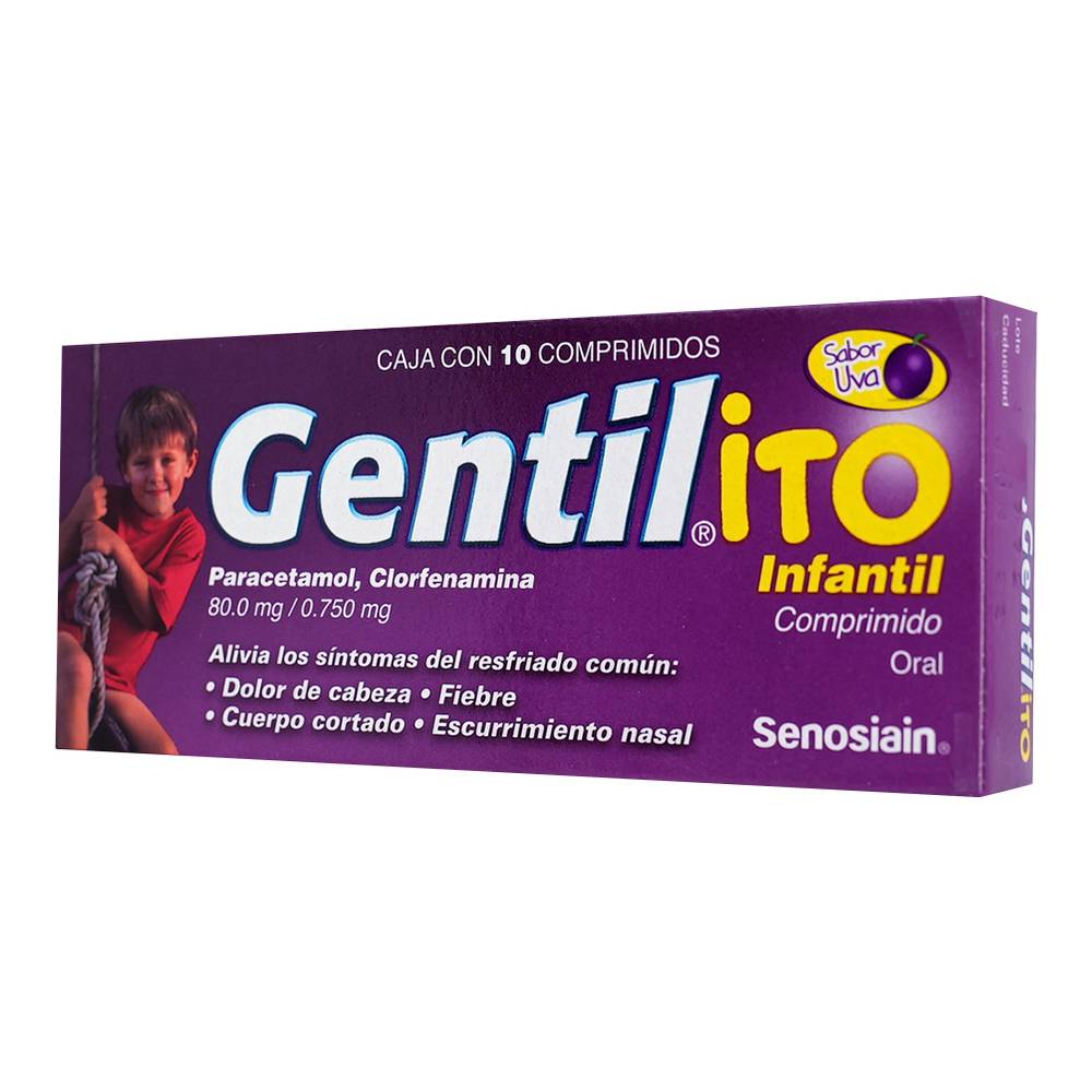 GENTILITO 80/0.750MG COMPRIMIDOS C/10