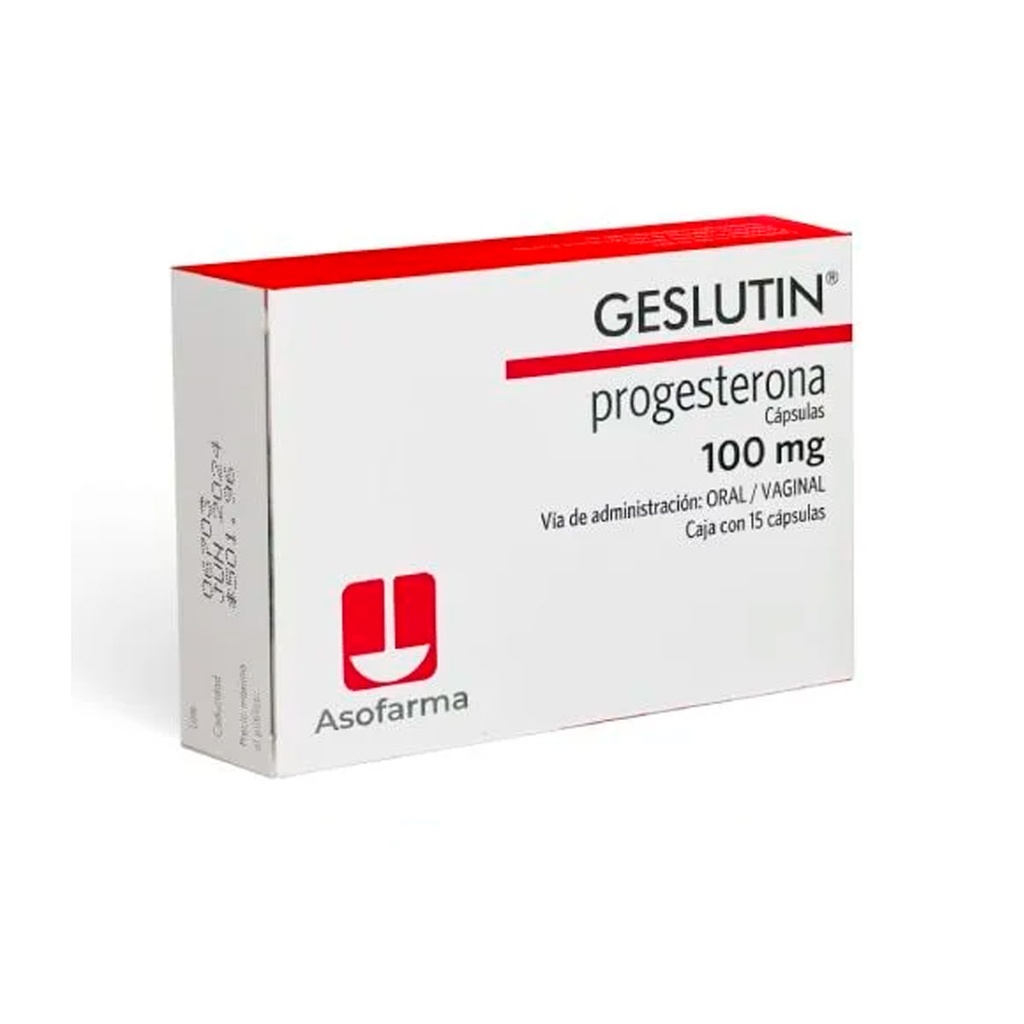 GESLUTIN 100MG CAPSULAS C/15