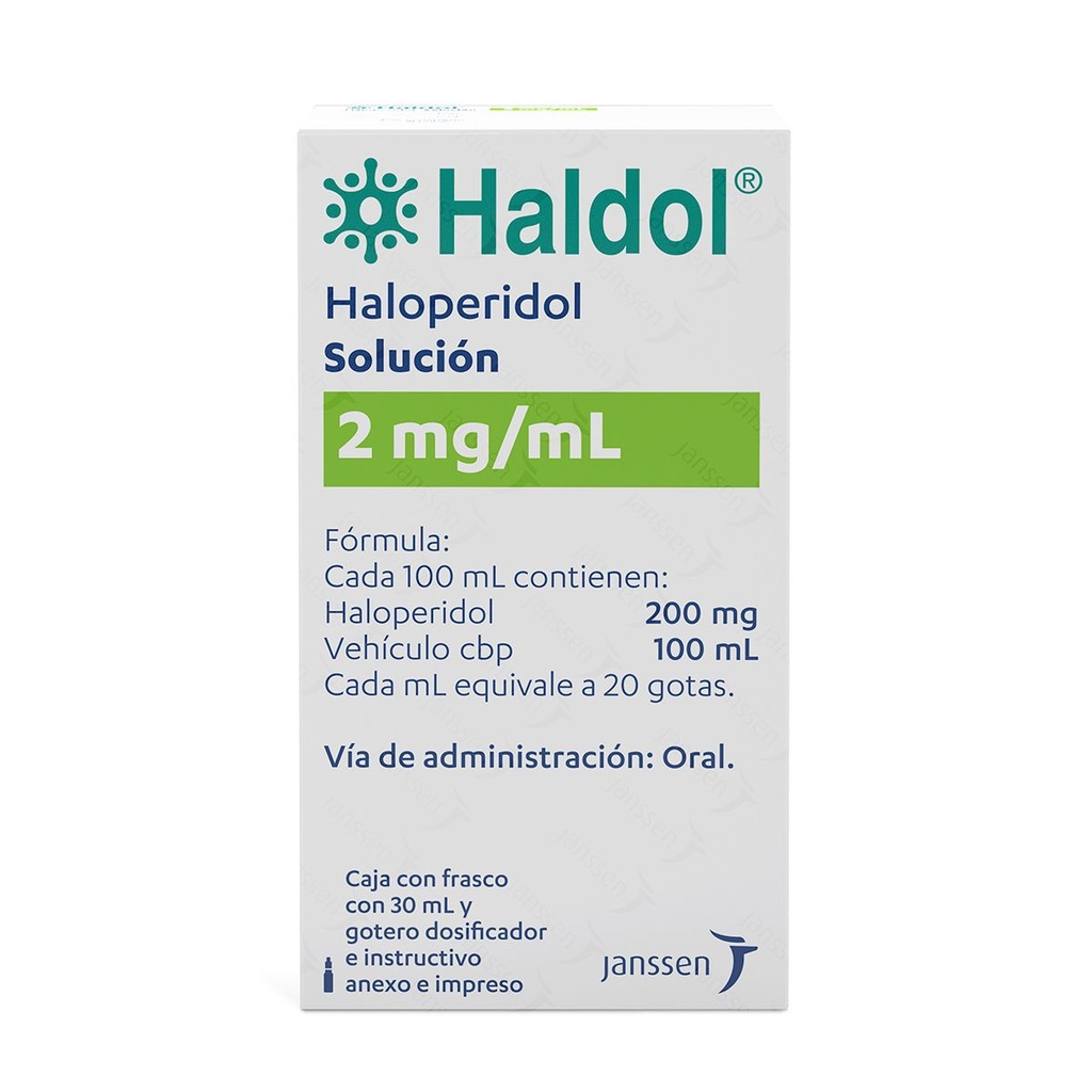 HALDOL 2MG/ML GOT DOS FRASCO 30ML