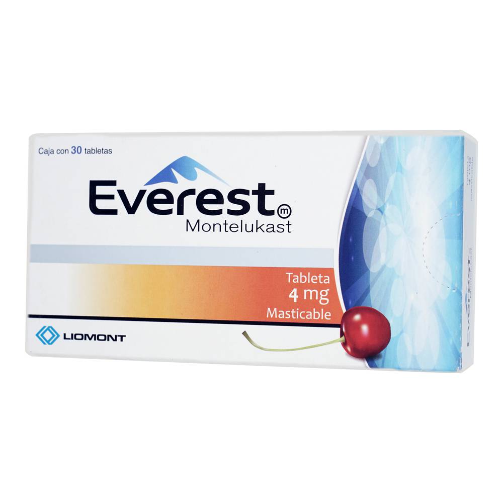 EVEREST 4MG TABLETAS MASTICABLES C/30