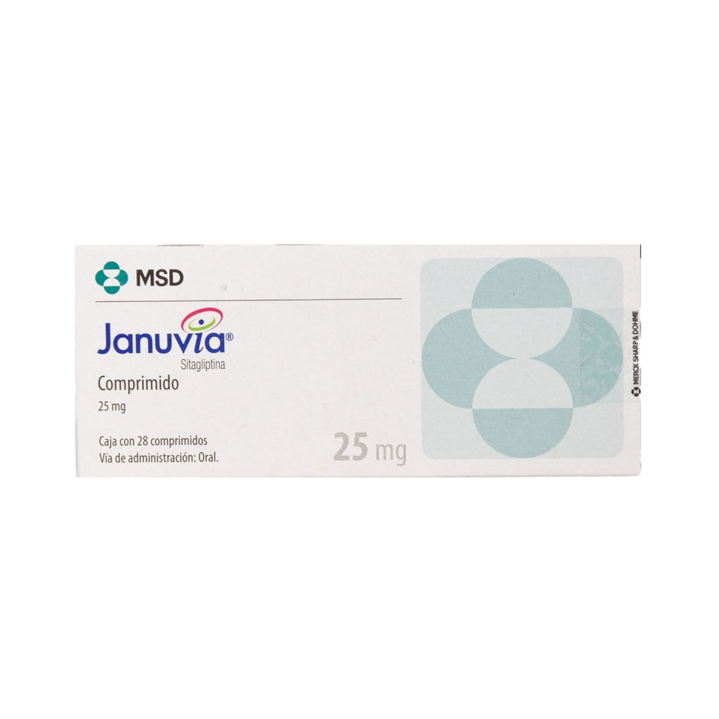 JANUVIA 25MG COMPRIMIDOS C/28