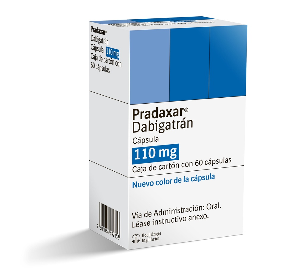 PRADAXAR 110MG CAPSULAS C/60