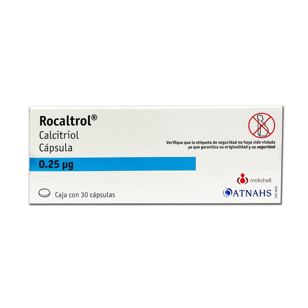 ROCALTROL 0.25MG CAPSULAS C/30