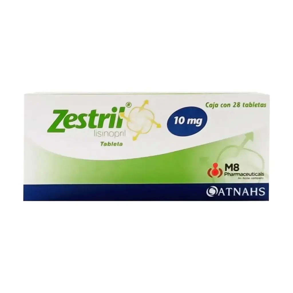 ZESTRIL 10MG TABLETAS C/28