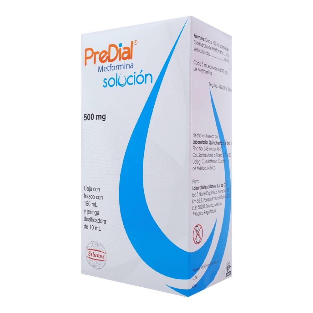 PREDIAL 500MG SOLUCION 150ML