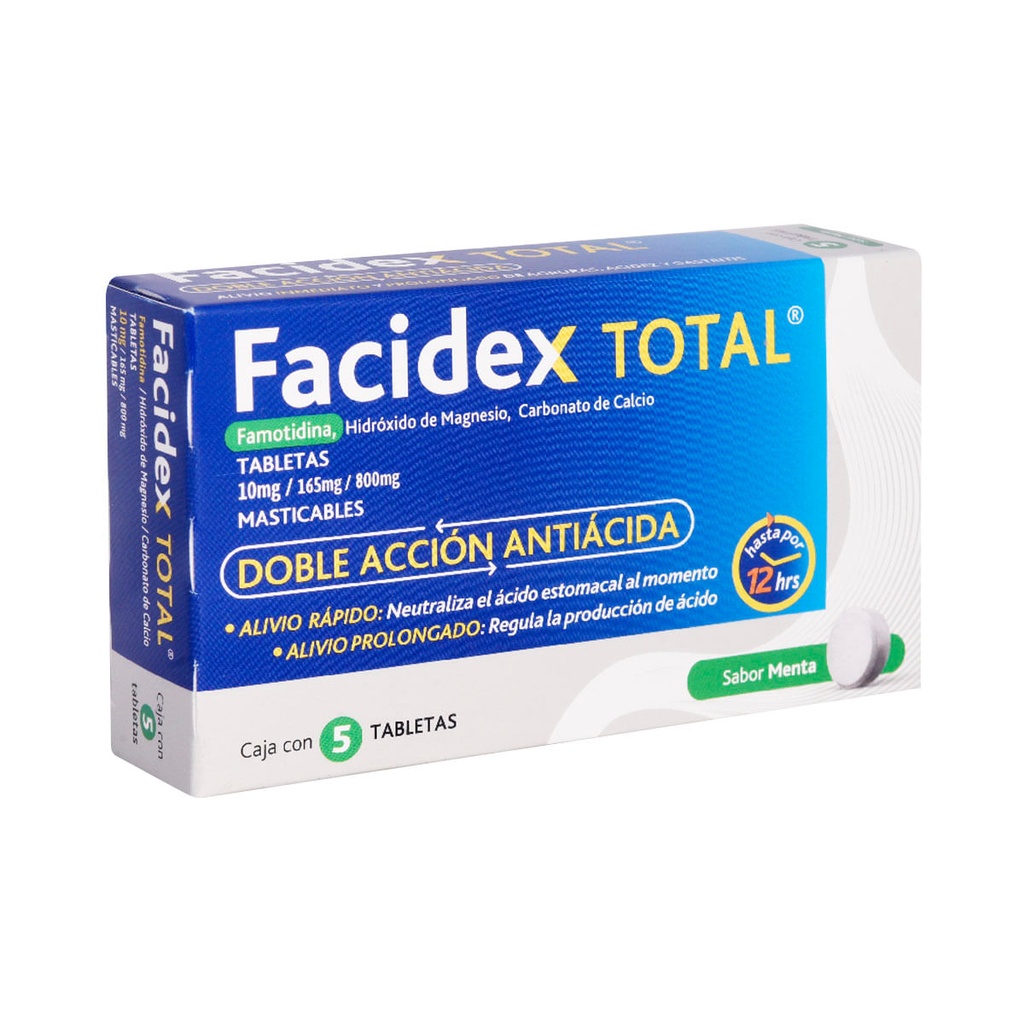FACIDEX TOTAL TABLETAS MASTICABLES C/5