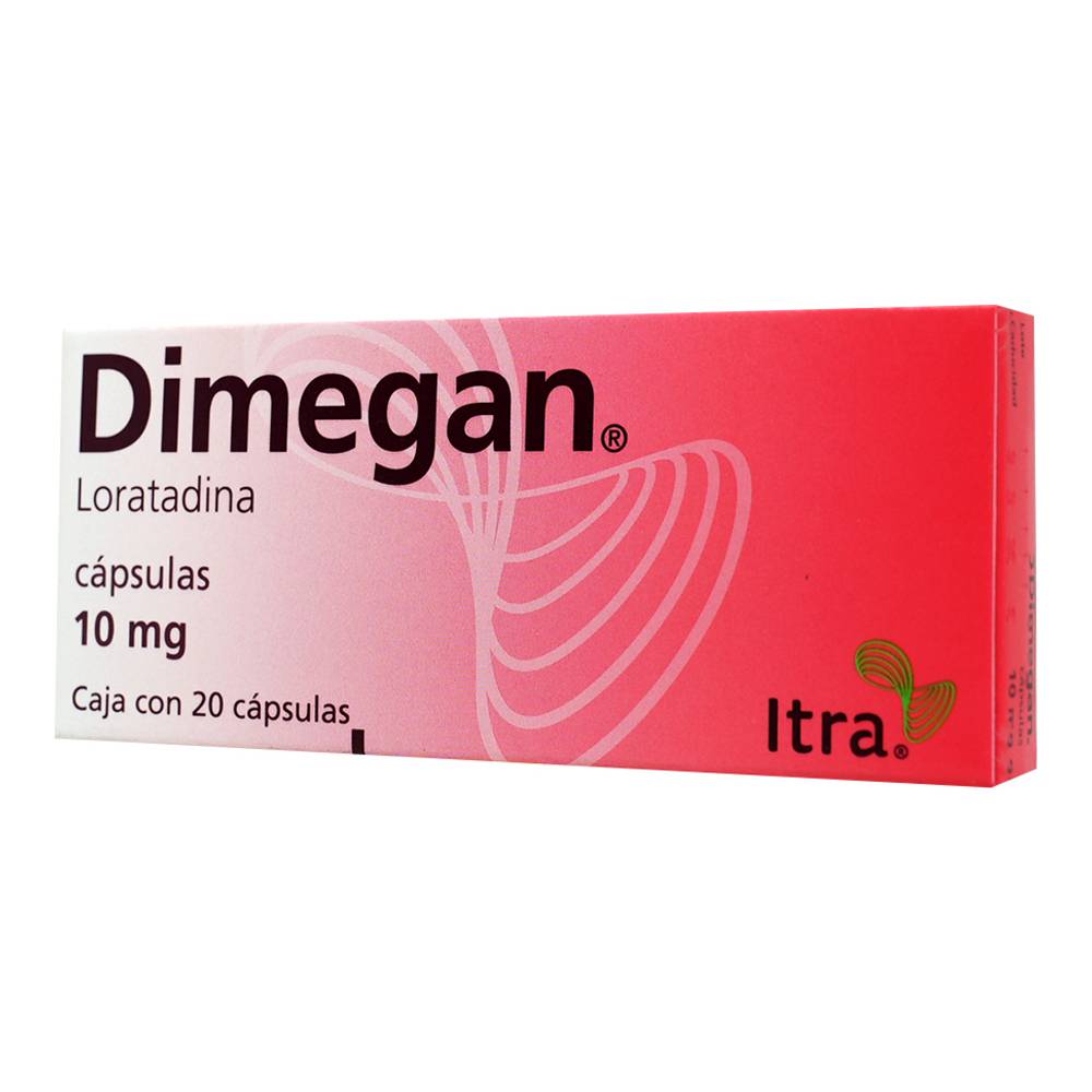 DIMEGAN 10MG CAPSULAS C/20